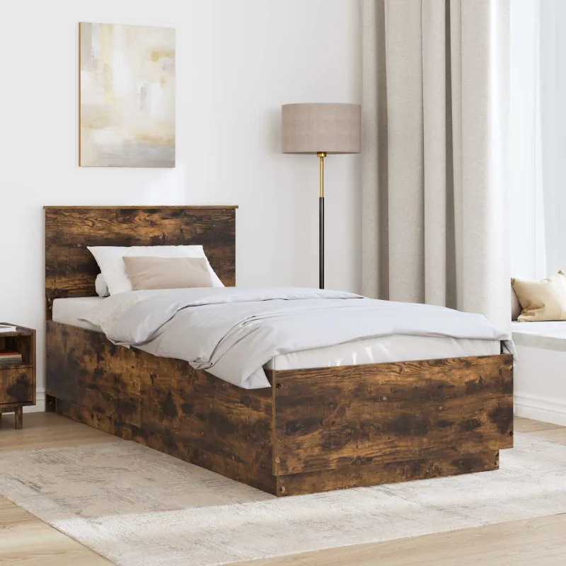 Lovos rėmas Dūminio ąžuolo 100 x 200 cm Apdirbta mediena