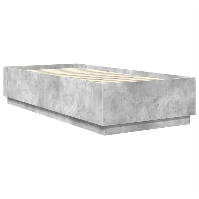 Lovos rėmas Betono pilka 70 x 190 cm Apdirbta mediena