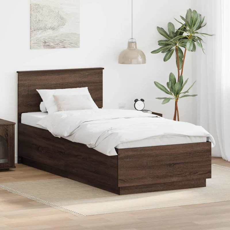 Lovos rėmas Ruda ąžuolo 70 x 190 cm Apdirbta mediena