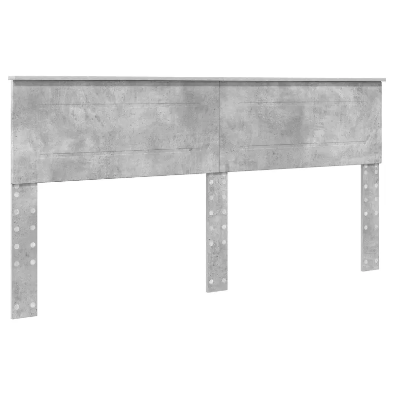 Lovos rėmas Betono pilka 200 x 200 cm Apdirbta mediena