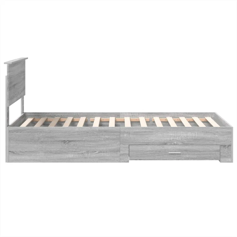 Lovos rėmas Pilkas Sonoma 100 x 200 cm Apdirbta mediena