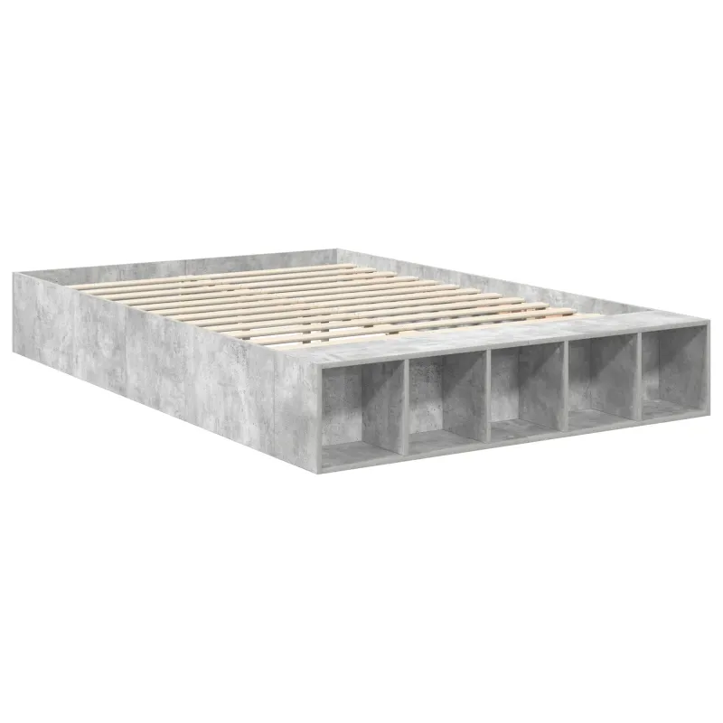 Lovos rėmas Betono pilka 150 x 200 cm Apdirbta mediena