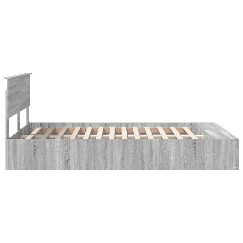 Lovos rėmas Pilkas Sonoma 150 x 200 cm Apdirbta mediena