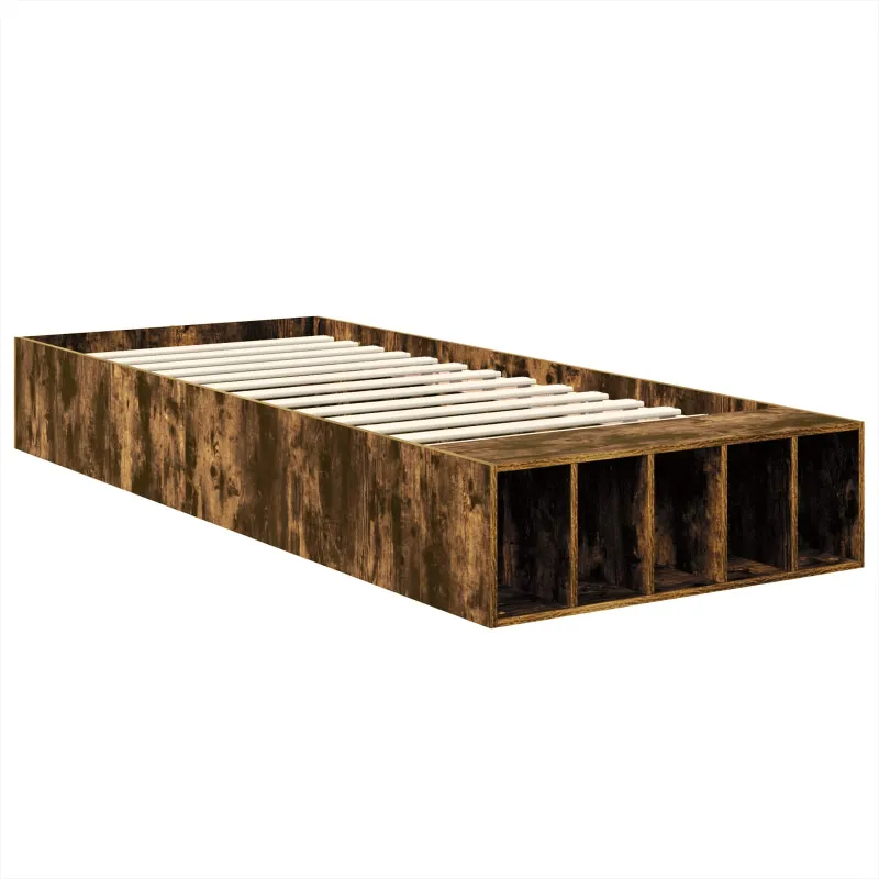 Lovos rėmas Rūkyta ąžuolas 90 x 200 cm Apdirbta mediena