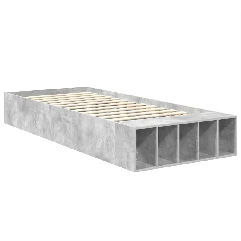 Lovos rėmas Betono pilka 70 x 190 cm Apdirbta mediena