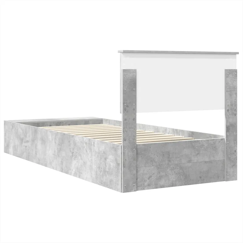 Lovos rėmas Betono pilka 70 x 190 cm Apdirbta mediena