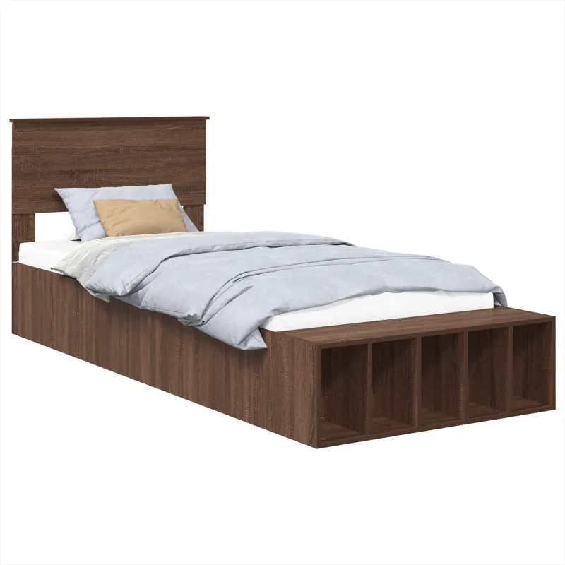 Lovos rėmas Rudas ąžuolas 75 x 190 cm Apdirbta mediena