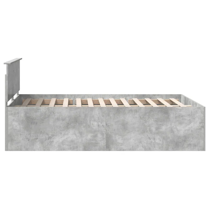 Lovos rėmas Betono pilka 150 x 200 cm Apdirbta mediena