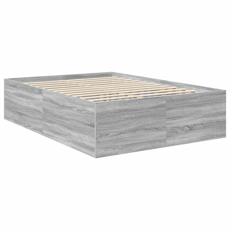 Lovos rėmas Pilkas Sonoma 150 x 200 cm Apdirbta mediena