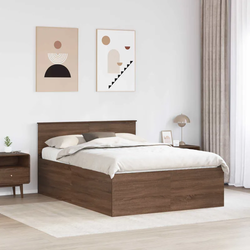 Lovos rėmas Rudas ąžuolas 150 x 200 cm Apdirbta mediena