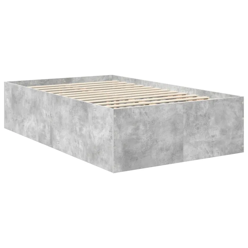 Lovos rėmas Betono pilka 135 x 190 cm Apdirbta mediena