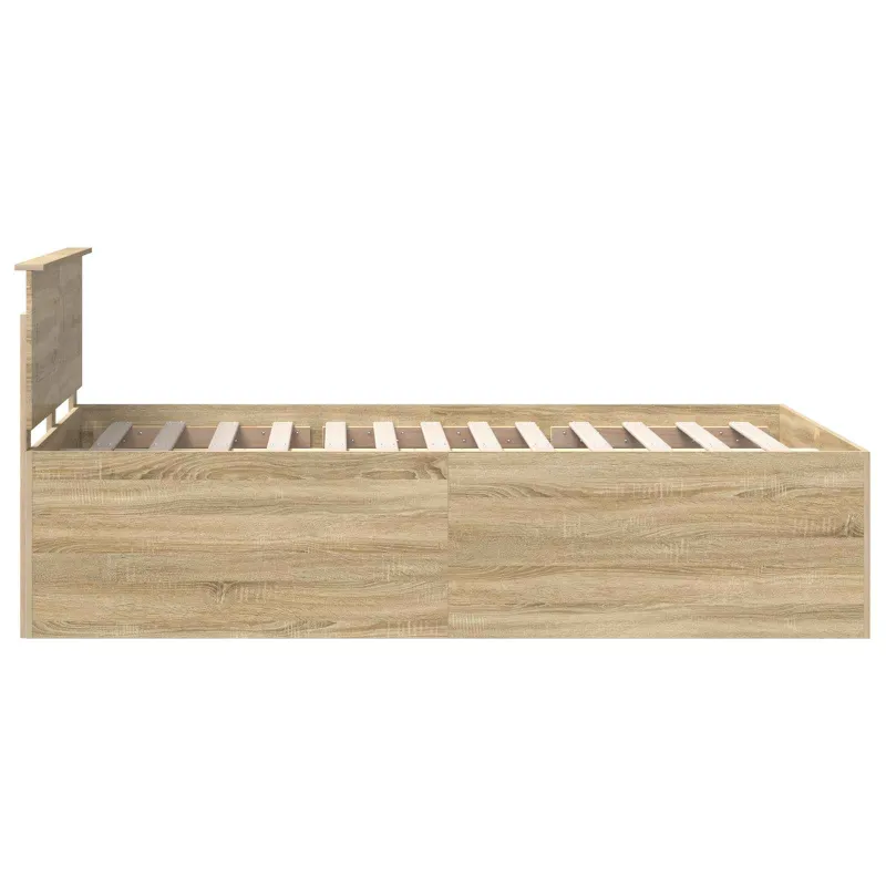 Lovos rėmas Sonoma ąžuolas 120 x 190 cm Apdirbta mediena