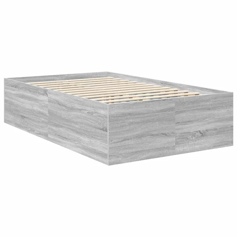 Lovos rėmas Pilkas Sonoma 120 x 190 cm Apdirbta mediena