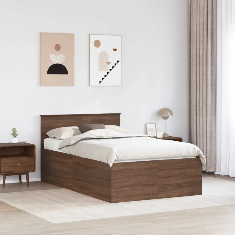 Lovos rėmas Rudas ąžuolas 120 x 200 cm Apdirbta mediena