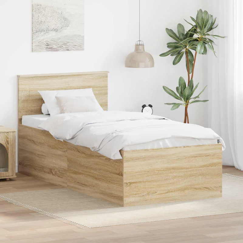 Lovos rėmas Sonoma ąžuolas 75 x 190 cm Apdirbta mediena