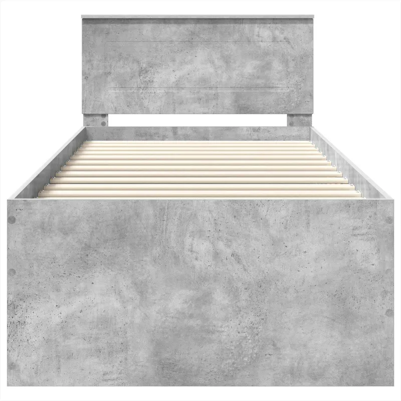 Lovos rėmas Betono pilka 75 x 190 cm Apdirbta mediena