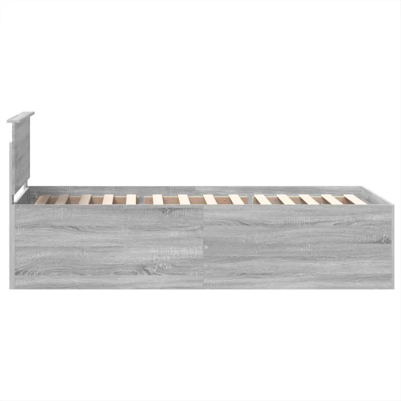 Lovos rėmas Pilkas Sonoma 75 x 190 cm Apdirbta mediena