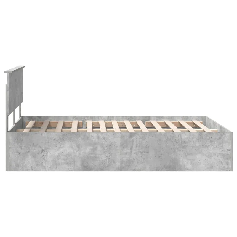Lovos rėmas Betono pilka 150 x 200 cm Apdirbta mediena