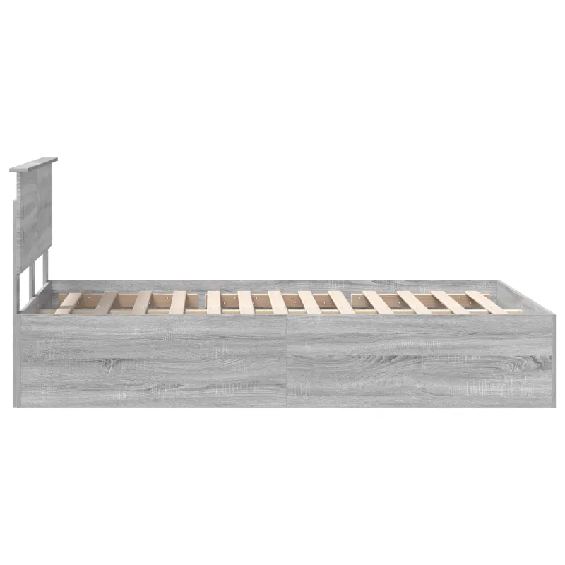 Lovos rėmas Pilkas Sonoma 120 x 190 cm Apdirbta mediena