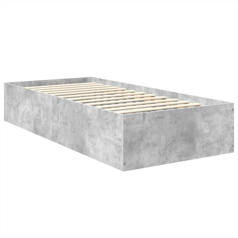 Lovos rėmas Betono pilka 100 x 200 cm Apdirbta mediena