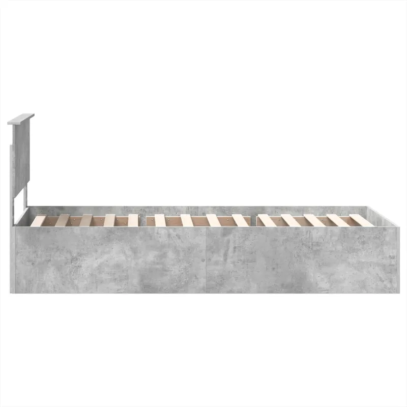 Lovos rėmas Betono pilka 100 x 200 cm Apdirbta mediena