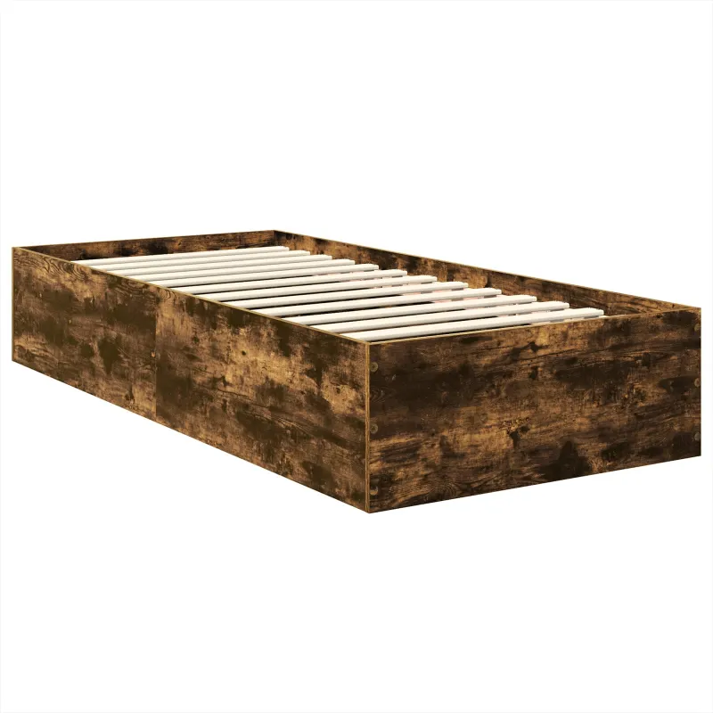 Lovos rėmas Rūkyta ąžuolas 90 x 200 cm Apdirbta mediena