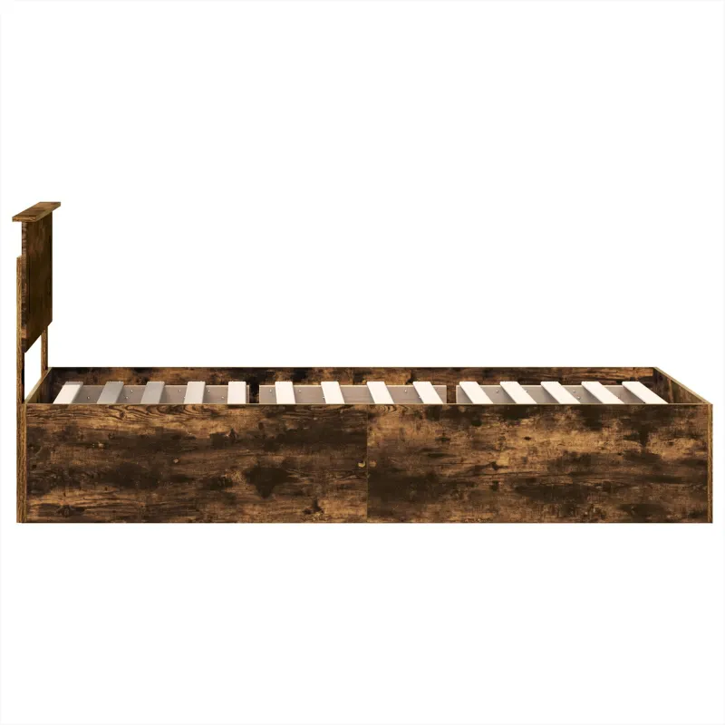 Lovos rėmas Rūkyta ąžuolas 90 x 200 cm Apdirbta mediena