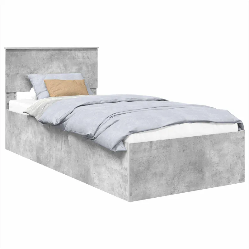 Lovos rėmas Betono pilka 75 x 190 cm Apdirbta mediena