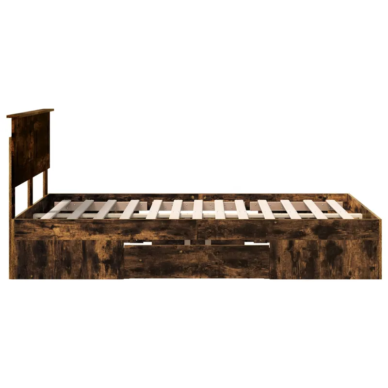 Lovos rėmas Rūkyta ąžuolas 120 x 200 cm Apdirbta mediena