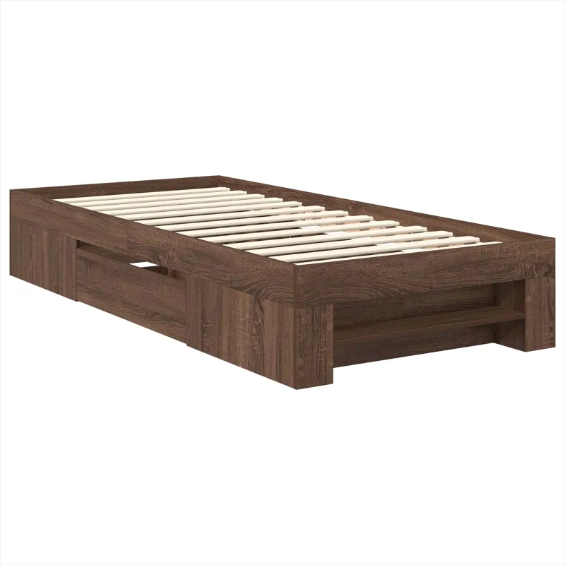 Lovos rėmas Rudas ąžuolas 80 x 200 cm Apdirbta mediena