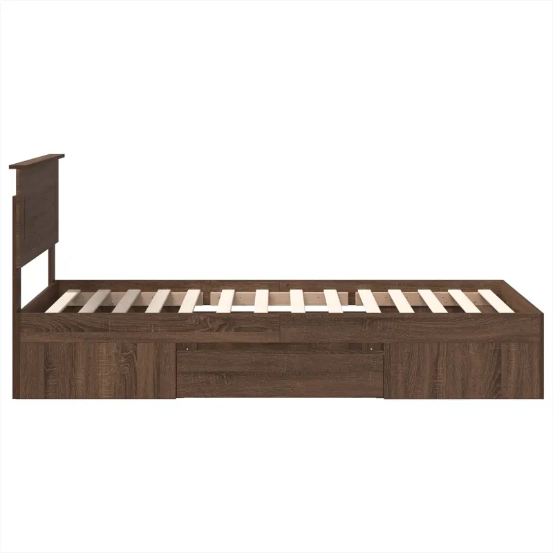 Lovos rėmas Rudas ąžuolas 80 x 200 cm Apdirbta mediena