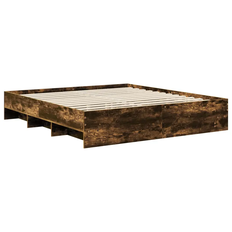 Lovos rėmas Rūkyta ąžuolas 200 x 200 cm Apdirbta mediena