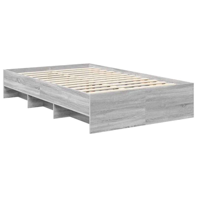 Lovos rėmas Pilkas Sonoma 120 x 123 cm Apdirbta mediena