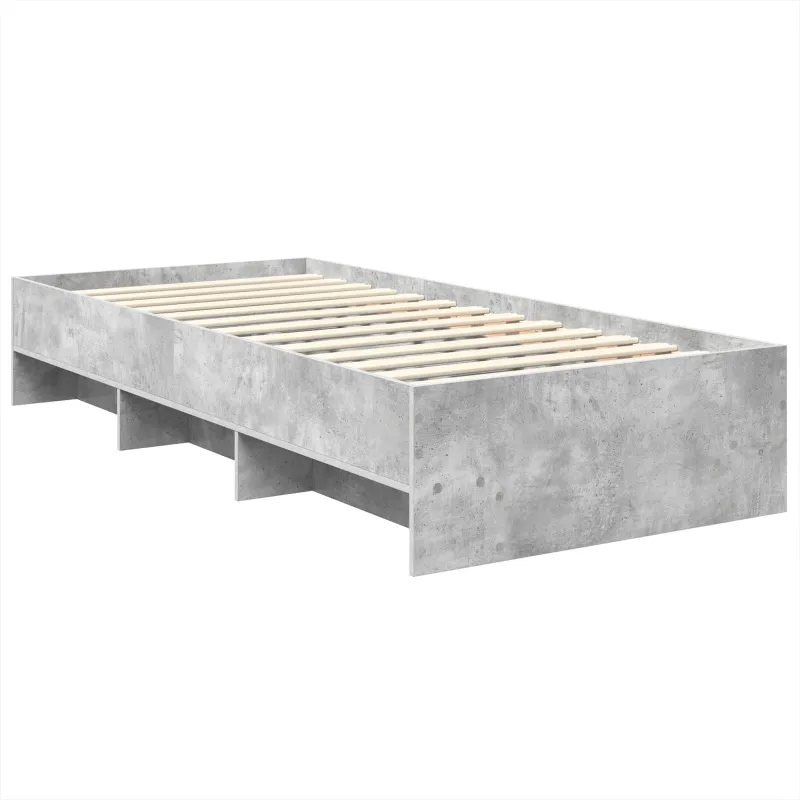Lovos rėmas Betono pilka 80 x 200 cm Apdirbta mediena