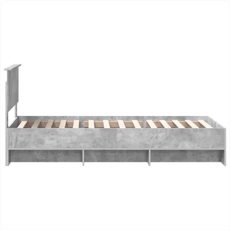 Lovos rėmas Betono pilka 80 x 200 cm Apdirbta mediena