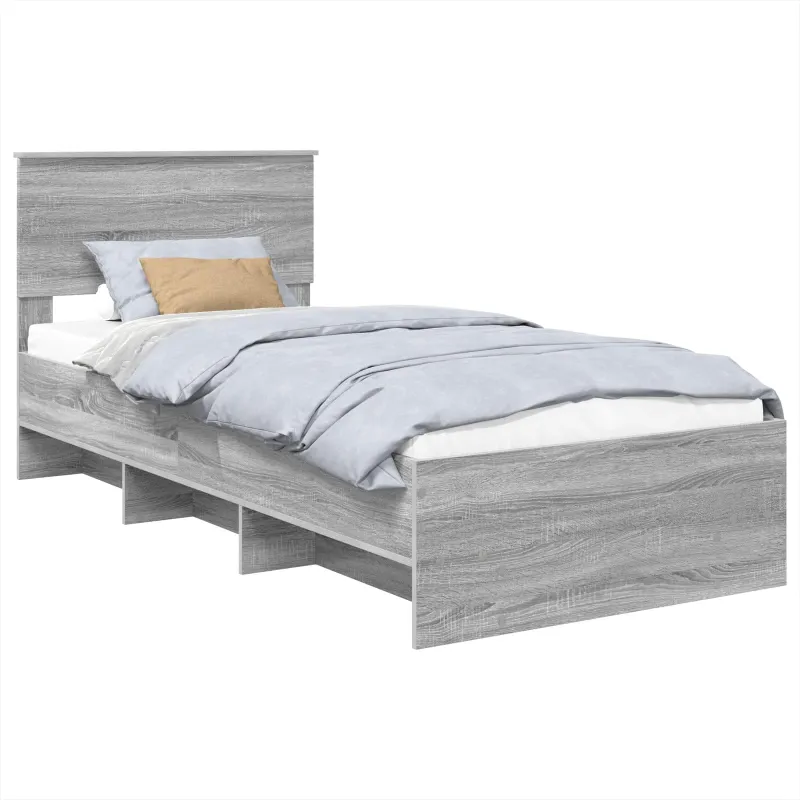 Lovos rėmas Pilkas Sonoma 80 x 200 cm Apdirbta mediena