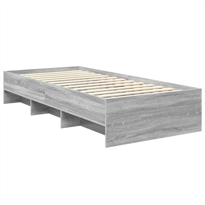 Lovos rėmas Pilkas Sonoma 80 x 200 cm Apdirbta mediena