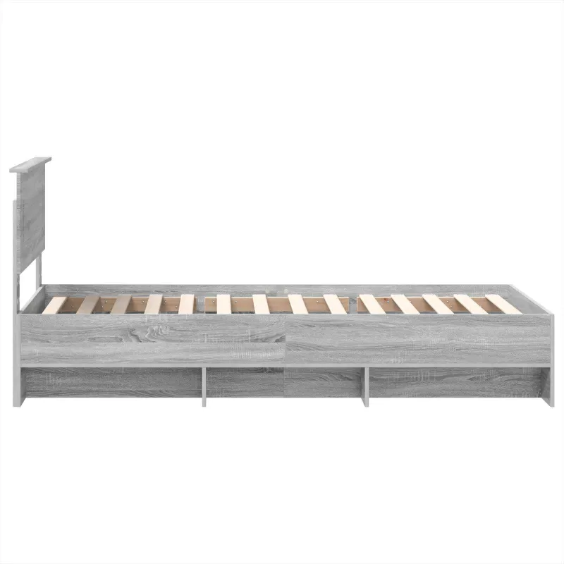 Lovos rėmas Pilkas Sonoma 80 x 200 cm Apdirbta mediena