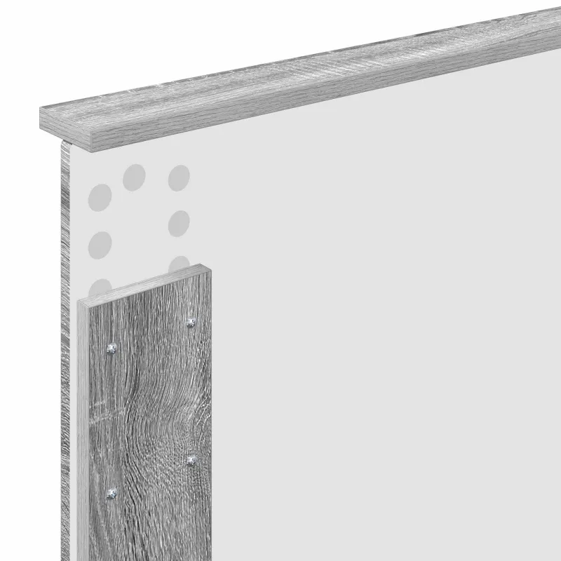 Lovos rėmas Pilkas Sonoma 80 x 200 cm Apdirbta mediena