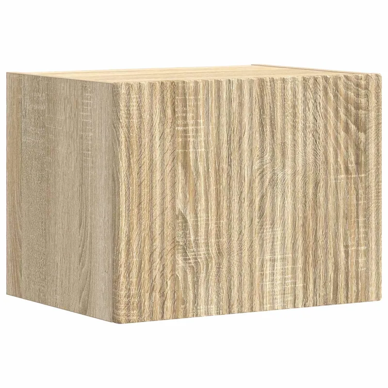 TV sieninio kabineto komplektas 4 pcs Sonoma ąžuolas