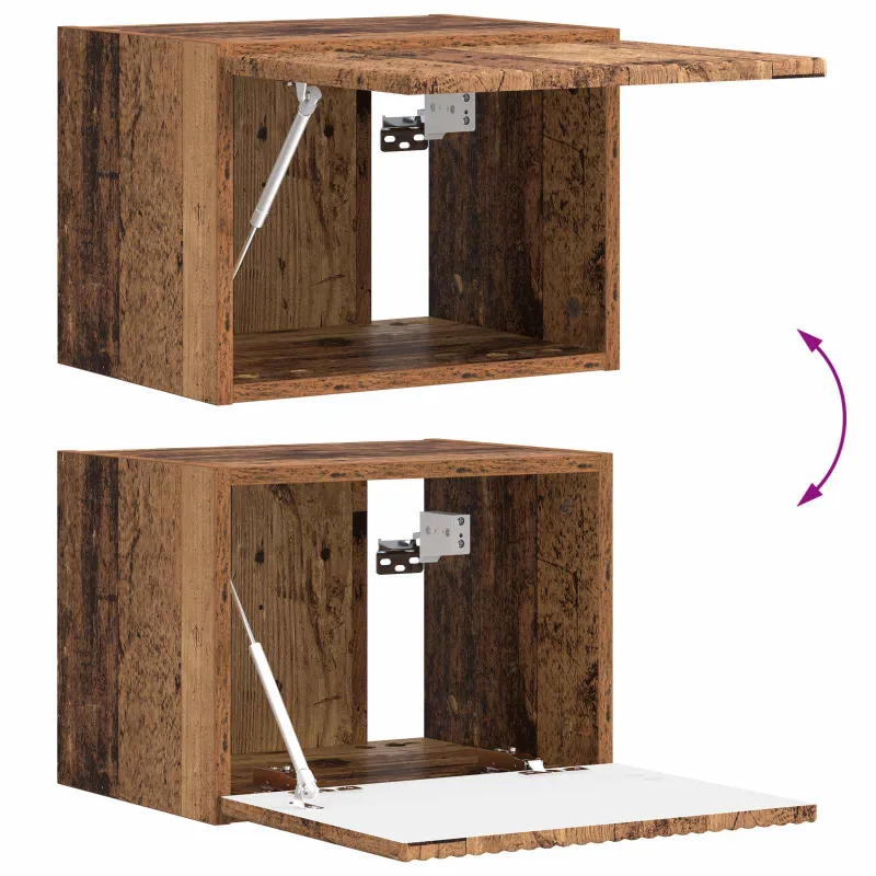 TV sieninio kabineto komplektas 4 pcs Senas medis