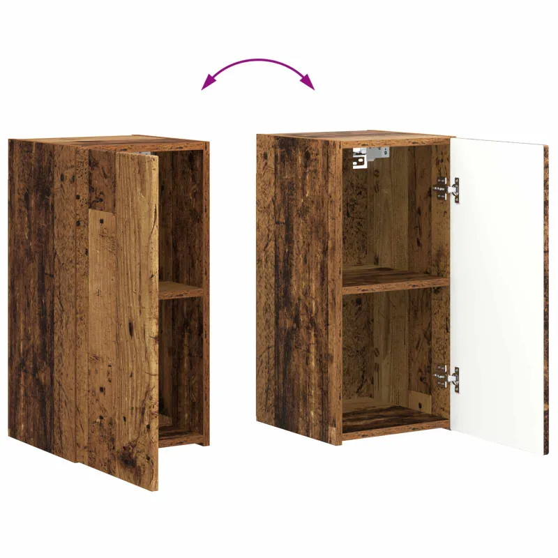 TV sieninio kabineto komplektas 4 pcs Senas medis