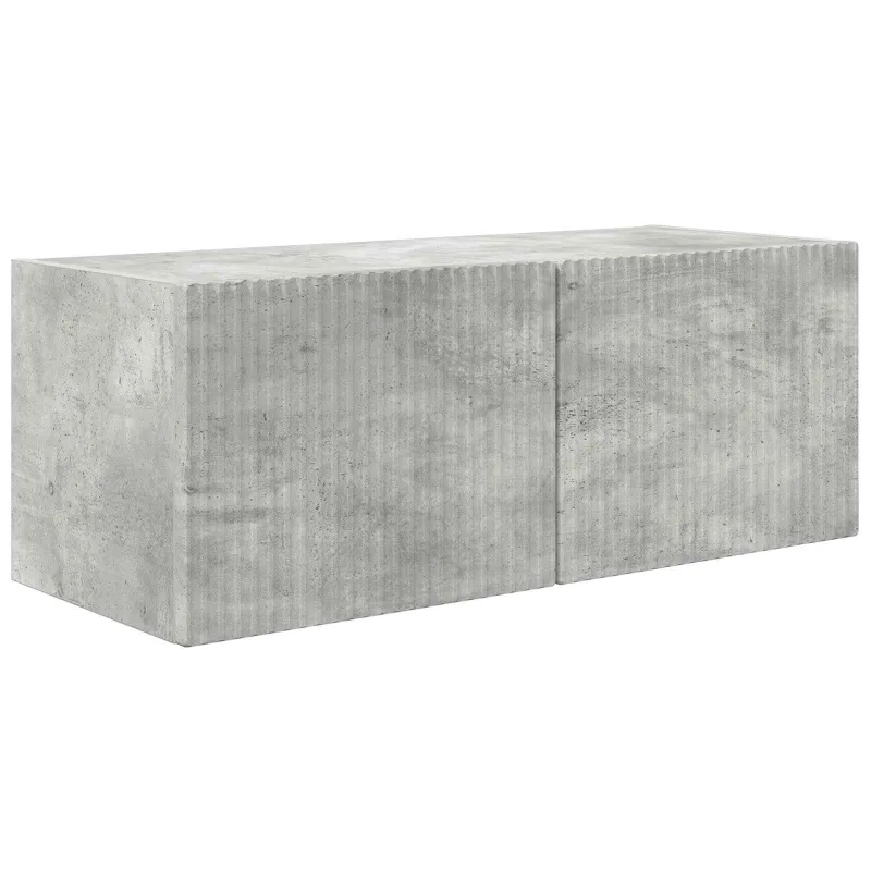 TV sieninio kabineto komplektas 4 pcs Betono pilka