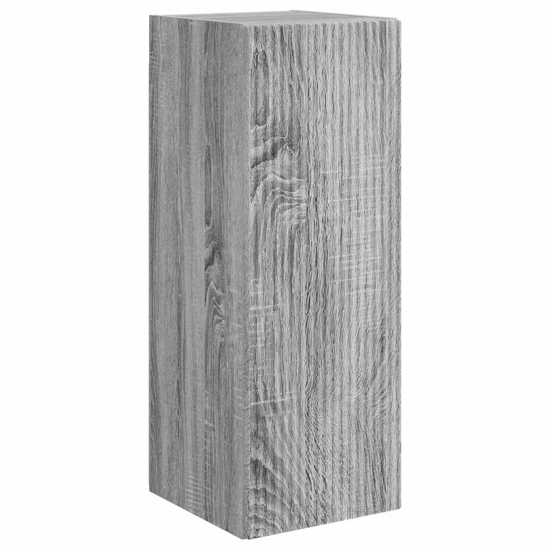 TV sieninio kabineto komplektas 4 pcs Pilkas Sonoma