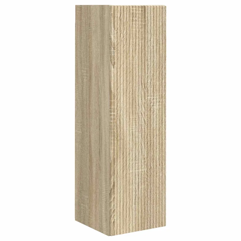 TV sieninio kabineto komplektas 4 pcs Sonoma ąžuolas