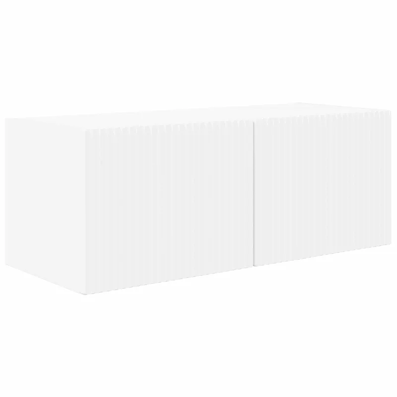 TV sieninio kabineto komplektas 4 pcs Balta Apdirbta mediena