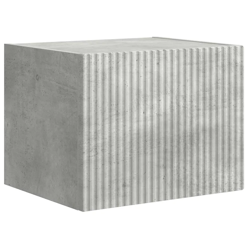 TV sieninio kabineto komplektas 6 pcs Betono pilka