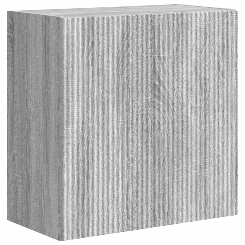 TV sieninio kabineto komplektas 6 pcs Pilkas Sonoma