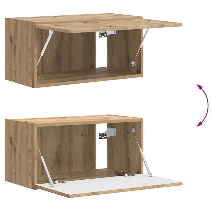 TV spintelių komplektas 2 pcs Amatininkų ąžuolas