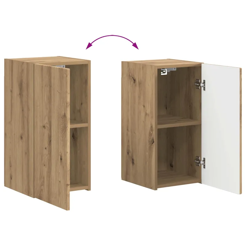 TV spintelių komplektas 4 pcs Amatininkų ąžuolas